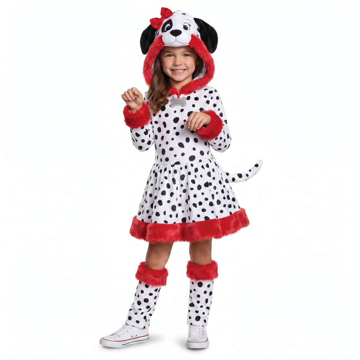 Spotted Dalmatian Girl's Halloween Costume