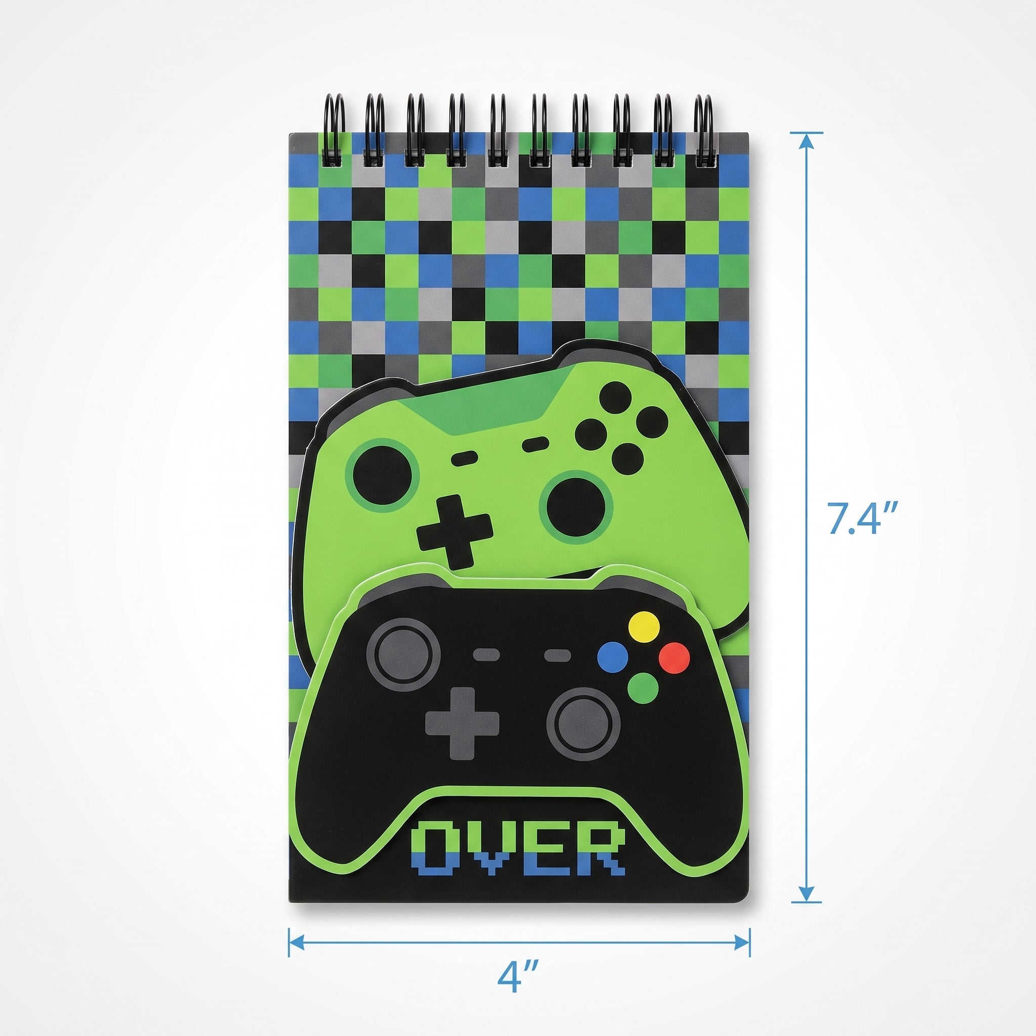Gamer 3-Tier Spiral Notebook Party Favor