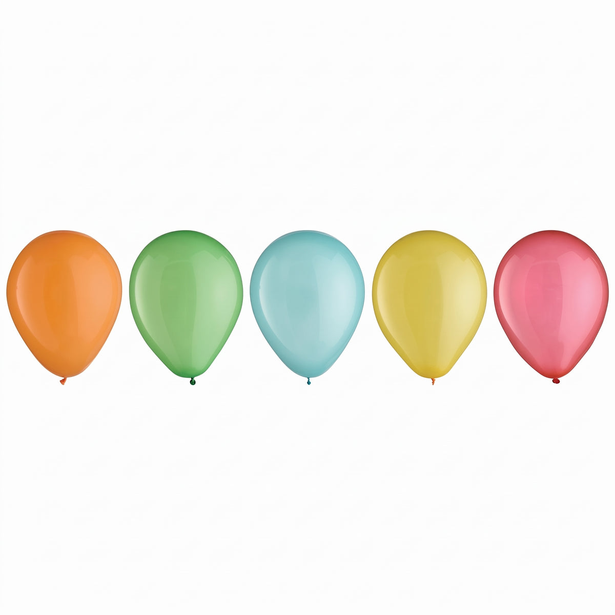 Sherbert Mix Latex Balloons, 11-Inch, 15-Pack