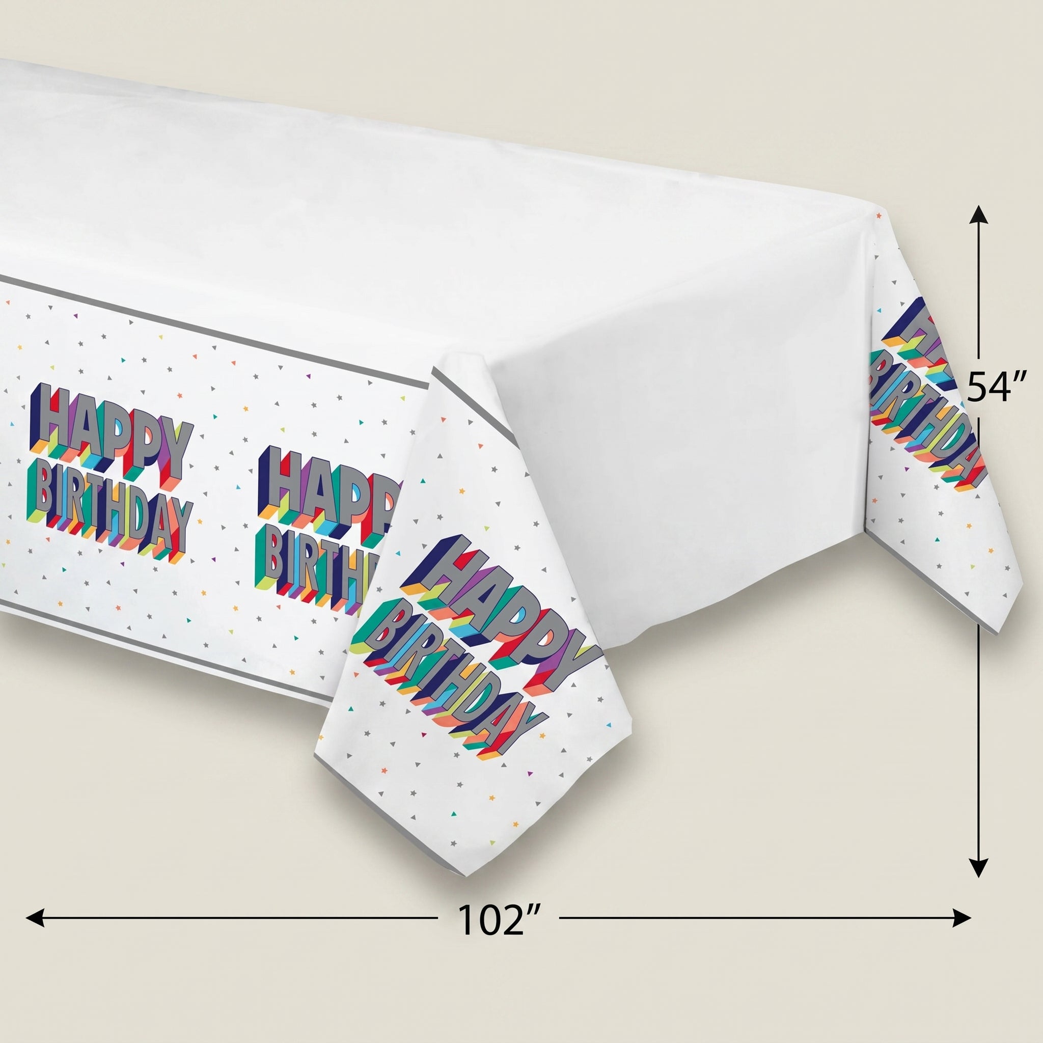 Celebrate in Style: Here's to Your Birthday Table Cover