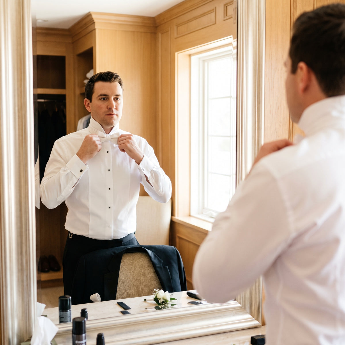 Classic White Bow Tie - Versatile Costume Accessory