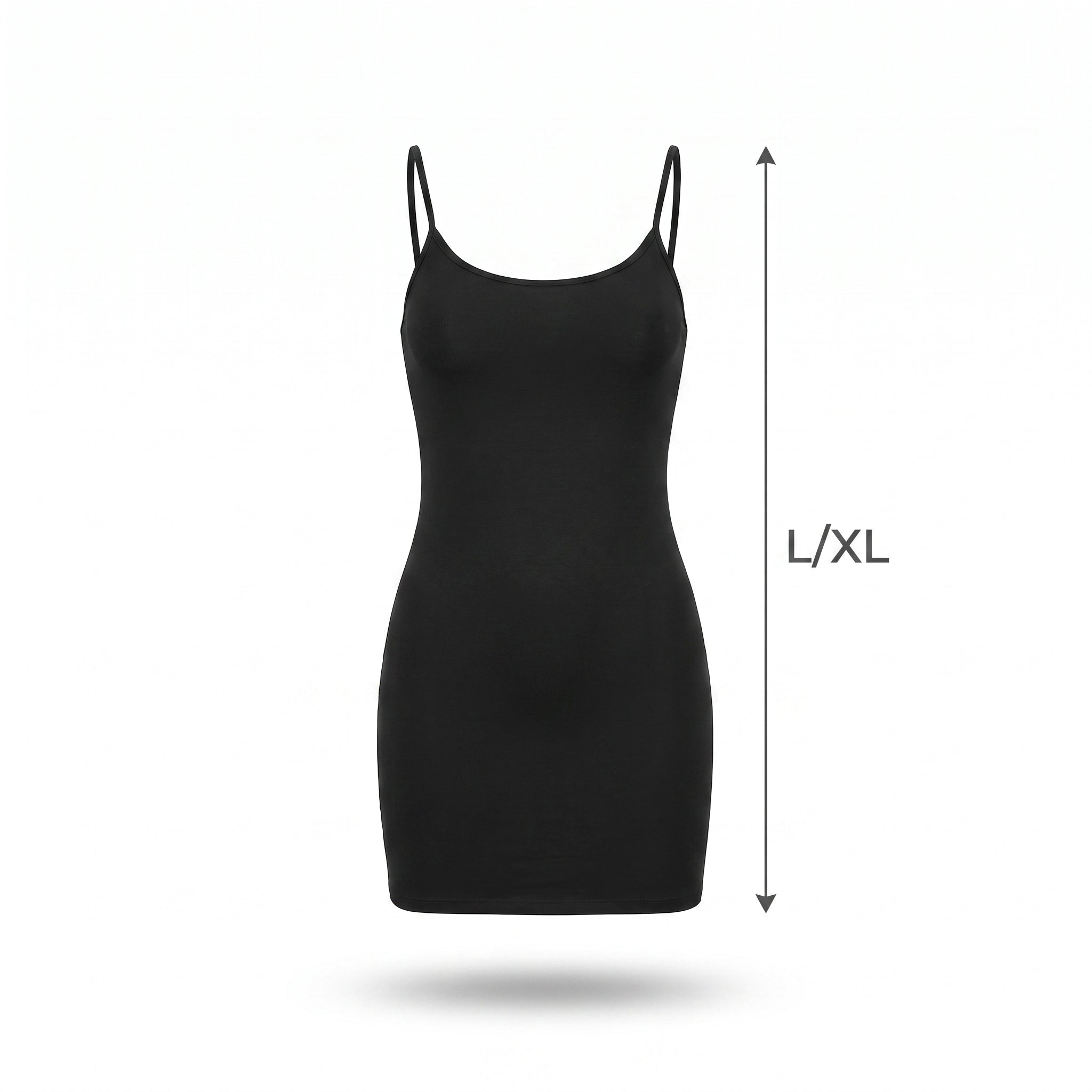 Black Halloween Spaghetti Strap Dress - Adult L/XL