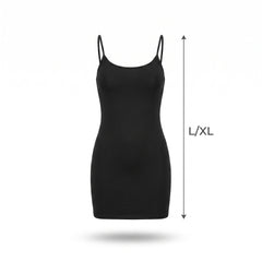 Black Halloween Spaghetti Strap Dress - Adult L/XL