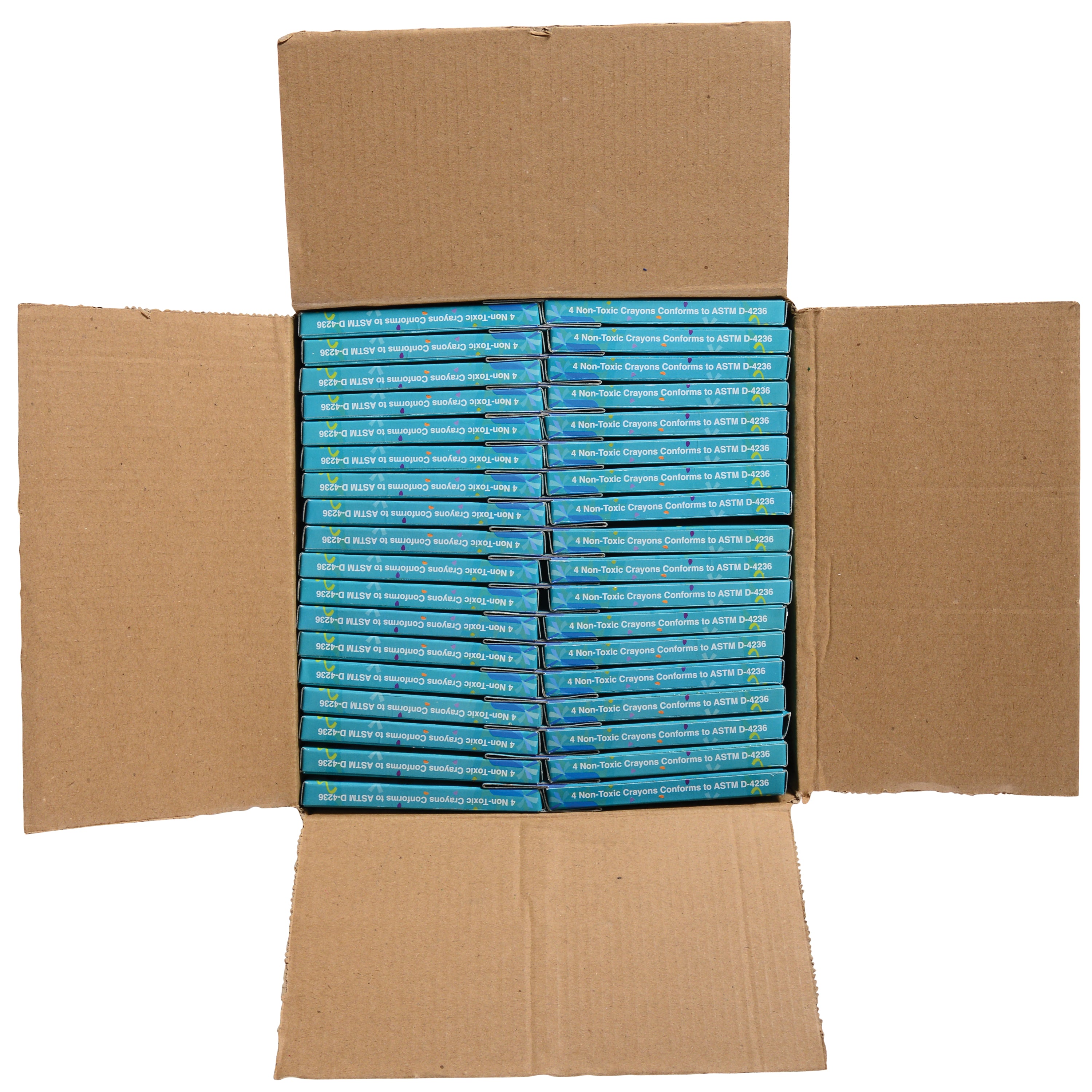 4 Pack Crayons/72-Bx - 72 Count
