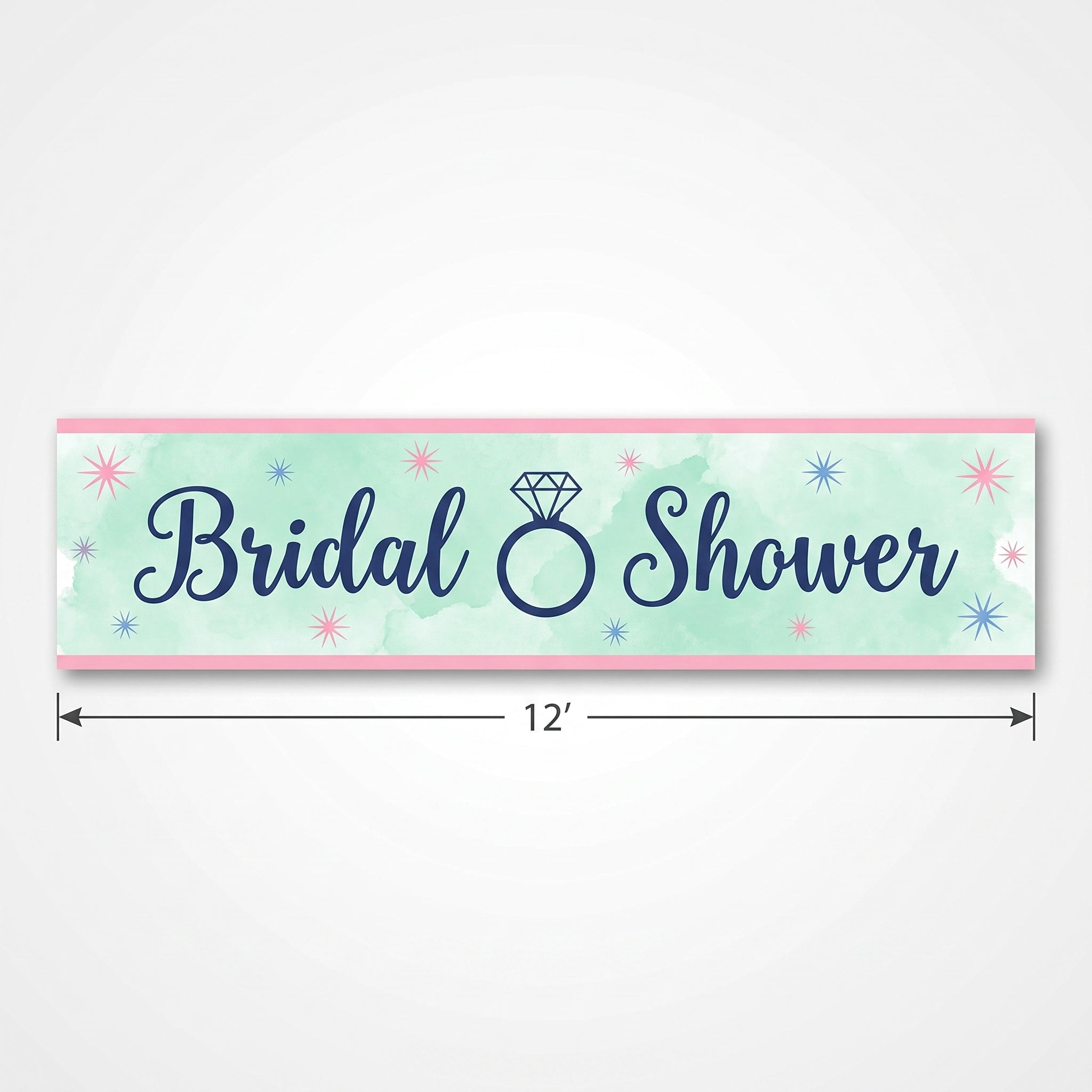 Mint Bridal Shower Banner