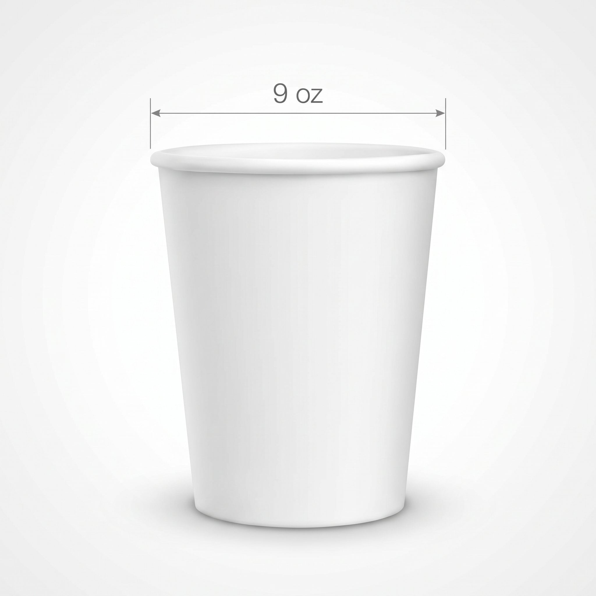Classic White 9oz Paper Cups - Party Essentials