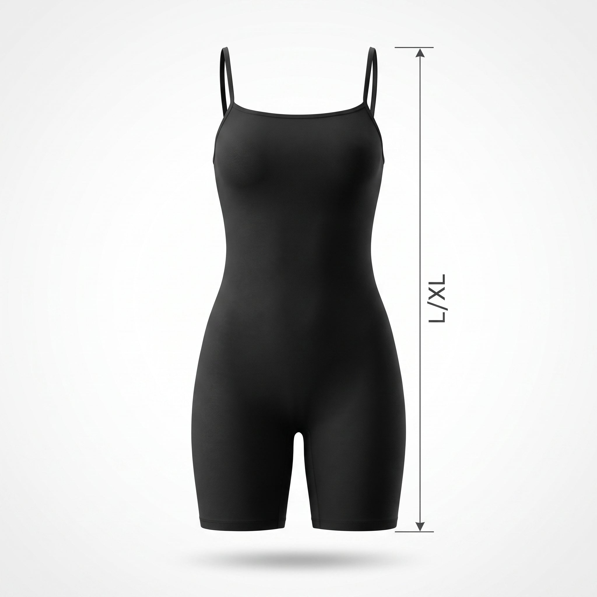 Sleek Black Halloween Biker Bodysuit L/XL