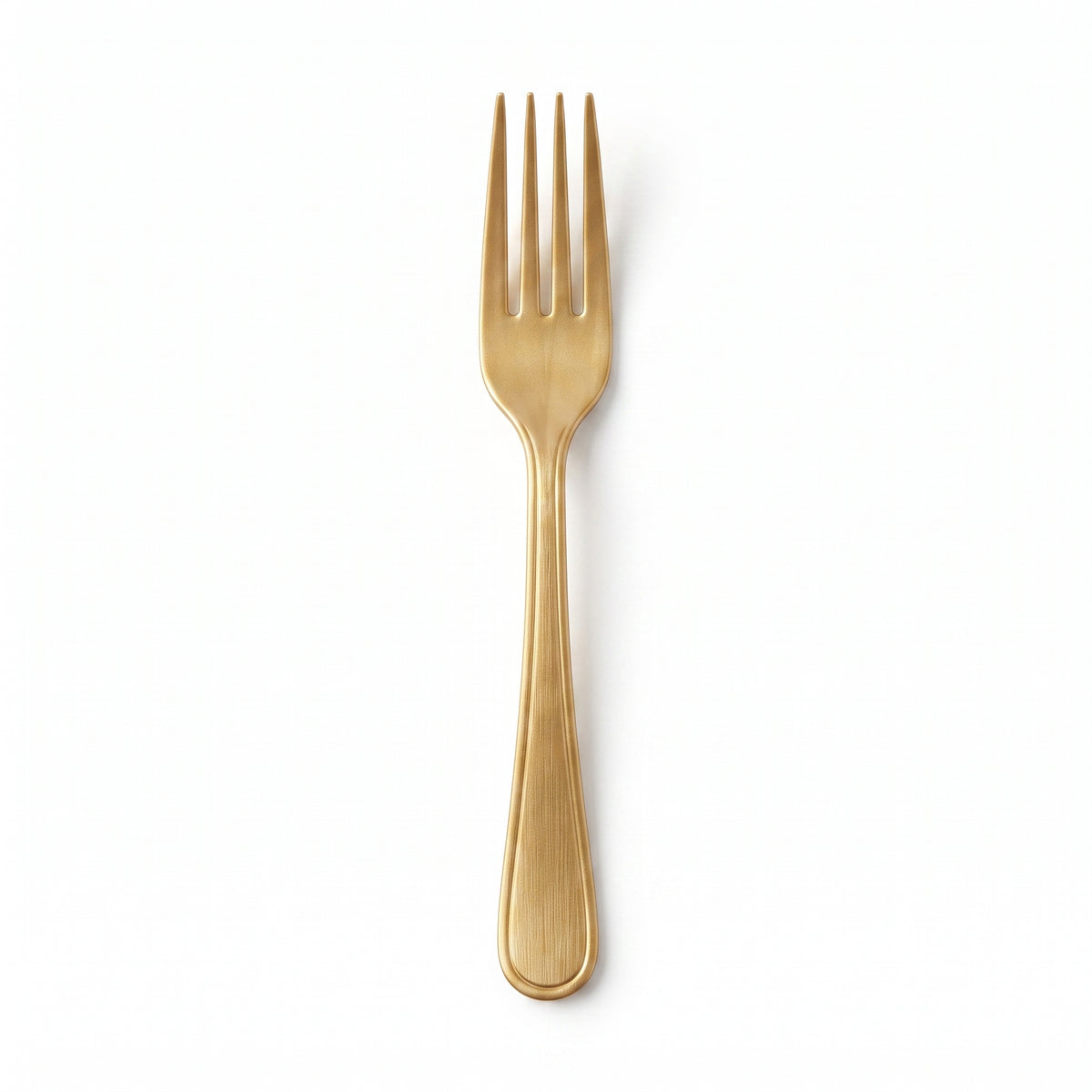 Elegant Gold Plastic Forks - 16 Count