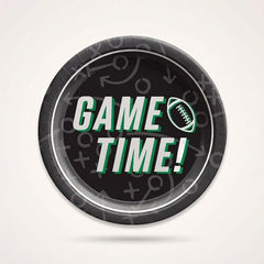 Game Time Football Paper Plates - 6.75"