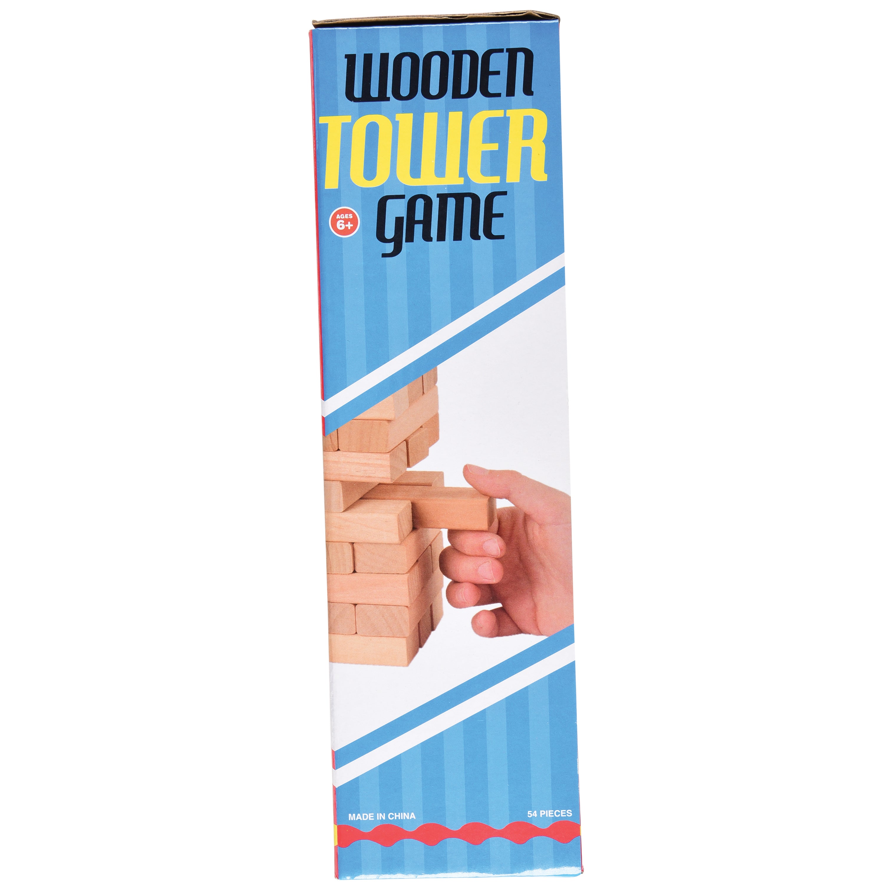 Wooden Tower Game/10.5 In - 1 Count