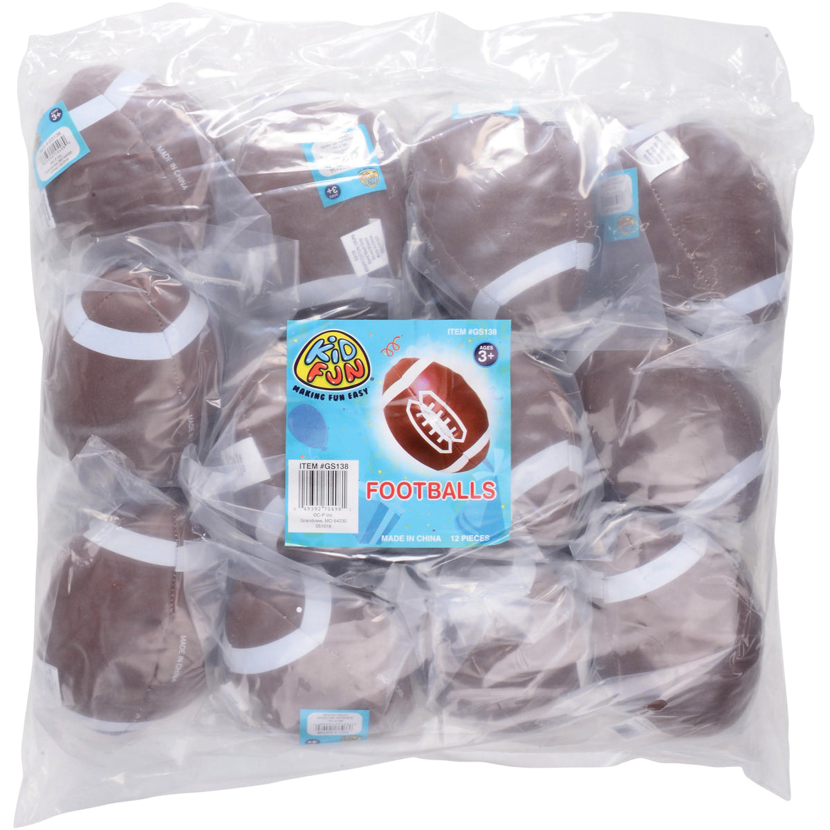 Footballs - 12 Count