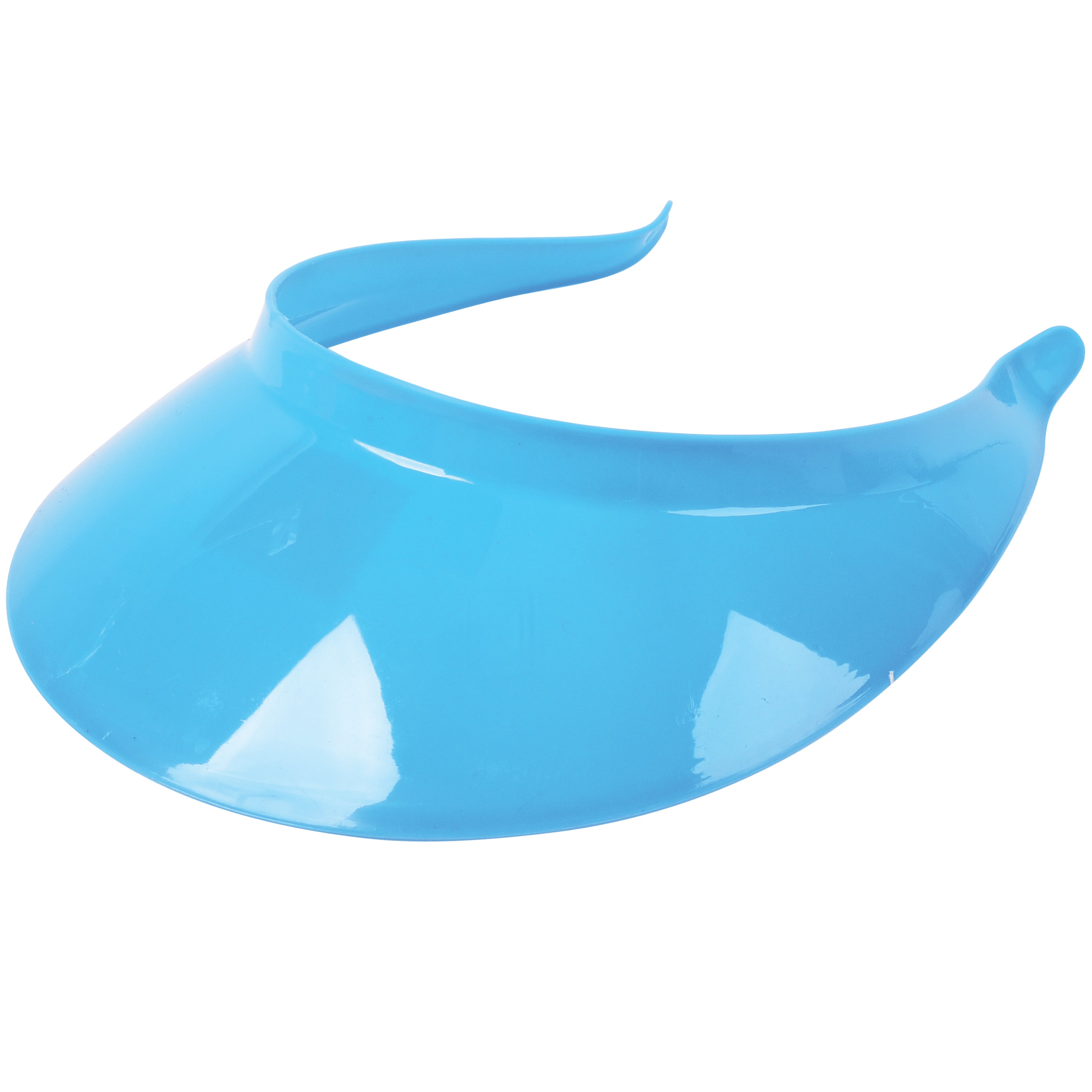 Neon Plastic Visors - 12 Count