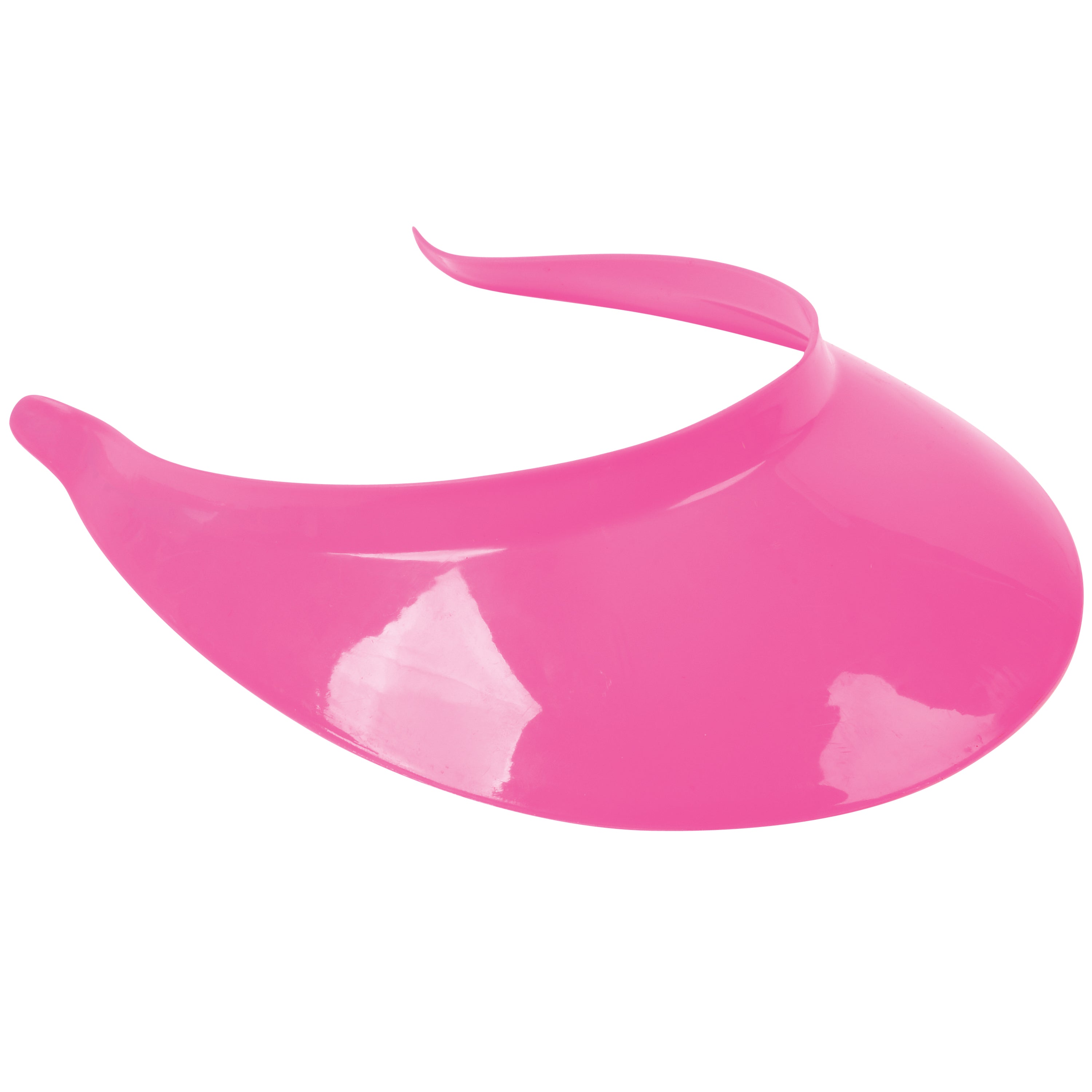 Neon Plastic Visors - 12 Count