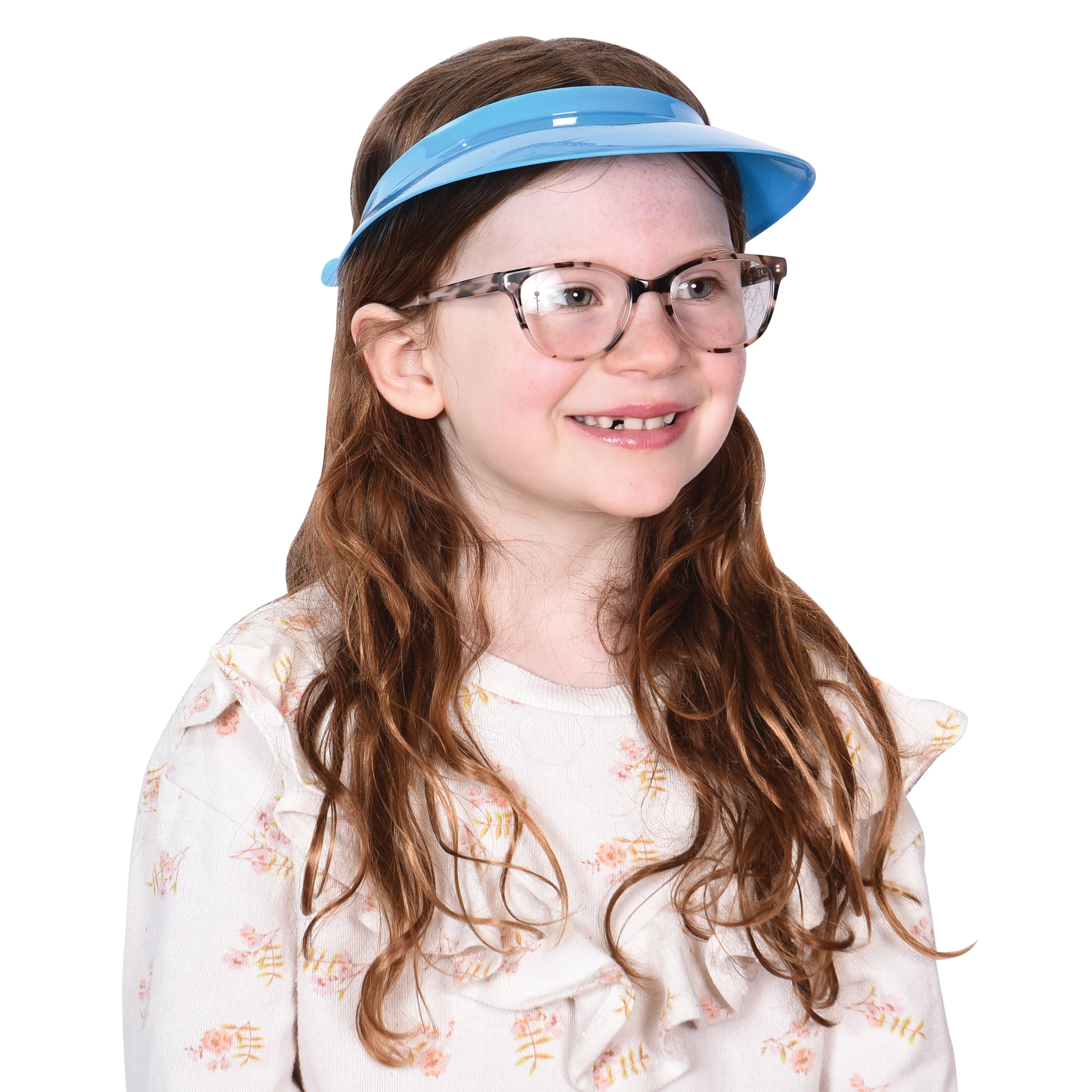 Neon Plastic Visors - 12 Count