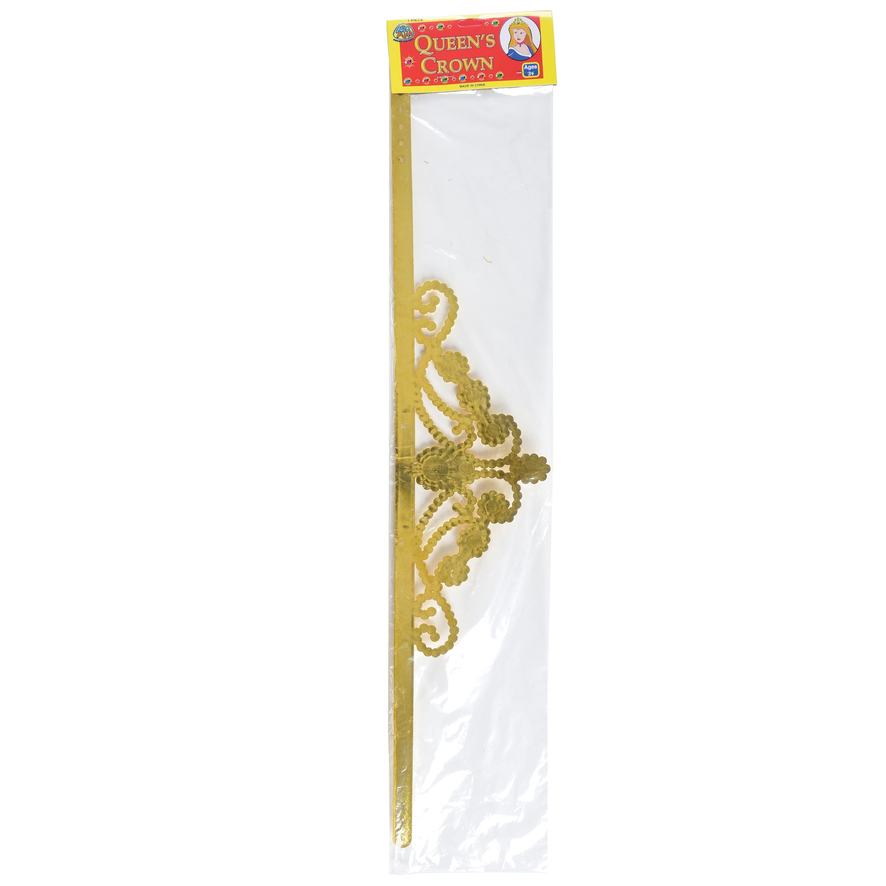 Queen Gold Crown - 1 Count