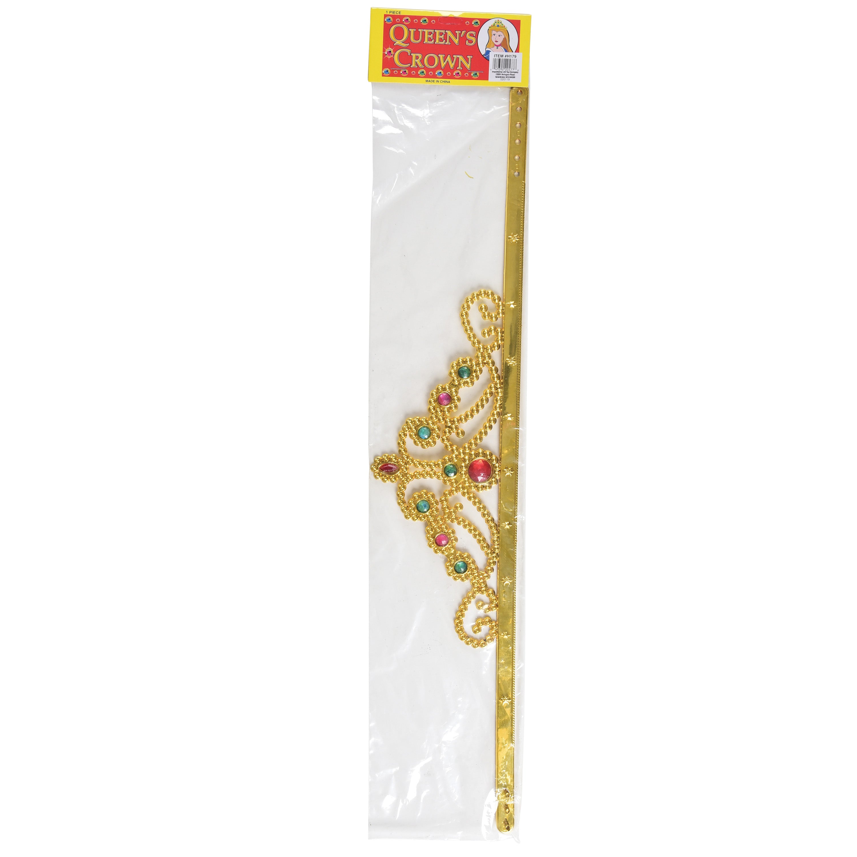 Queen Gold Crown - 1 Count
