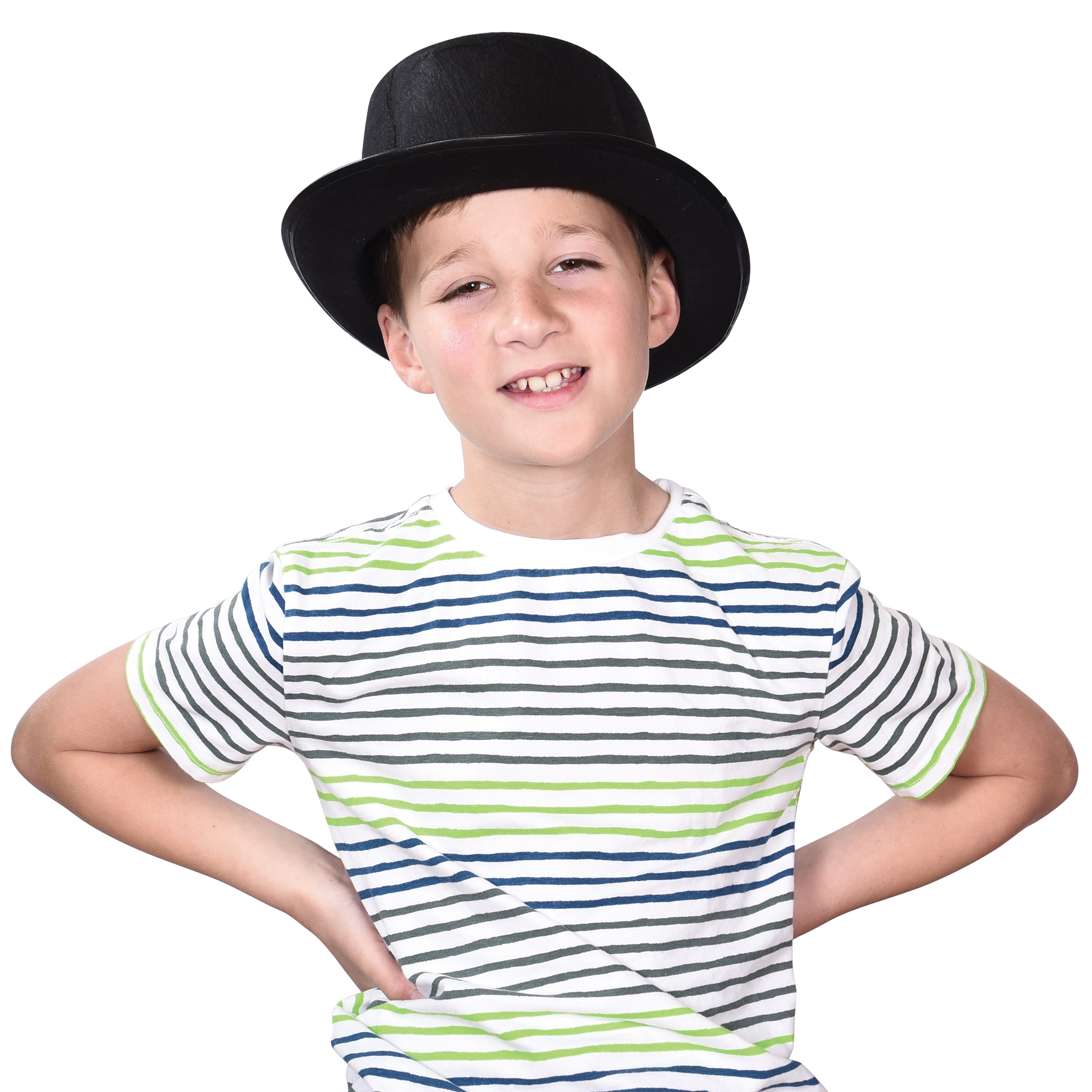 Black Top Hats - 12 Count