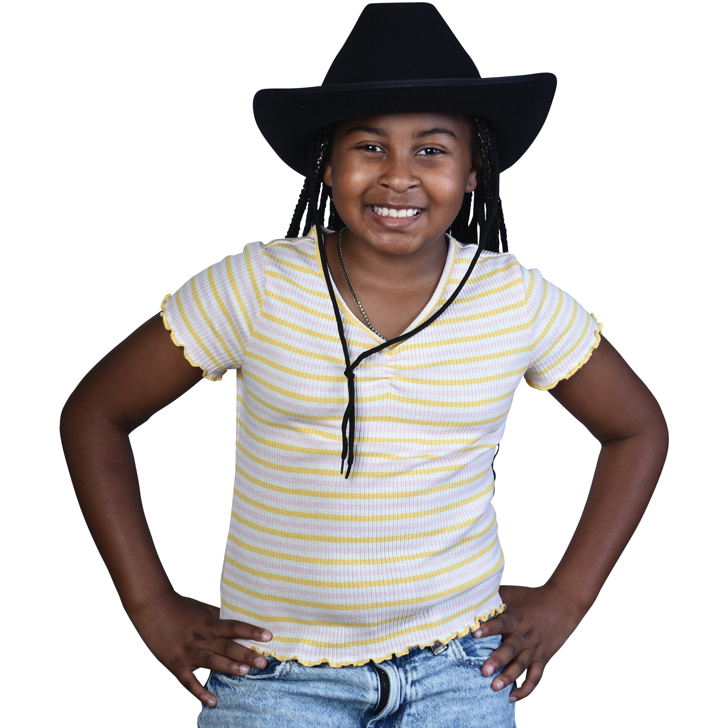 Cowboy Hat/Black - 1 Count