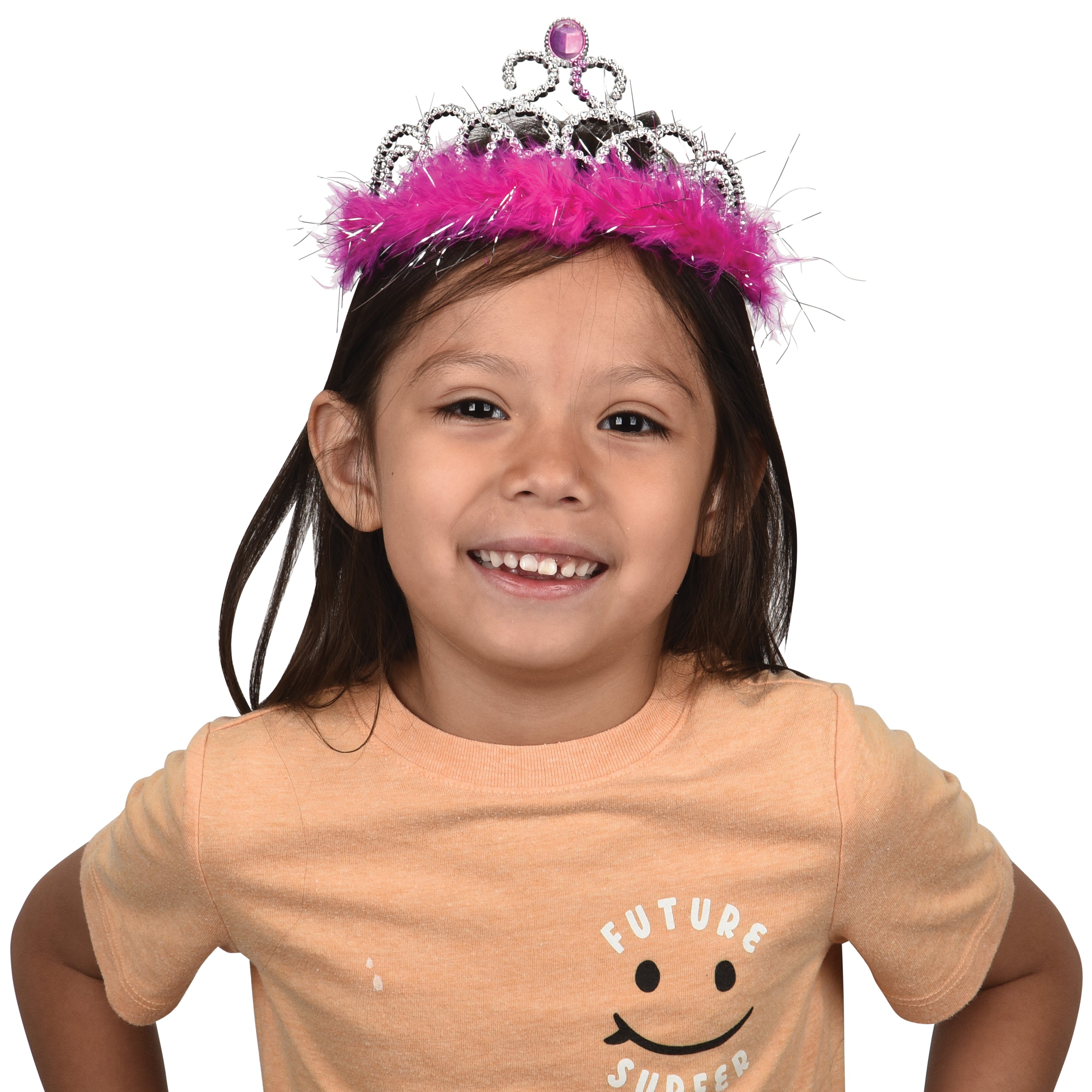Tiaras W/Boa - 12 Count