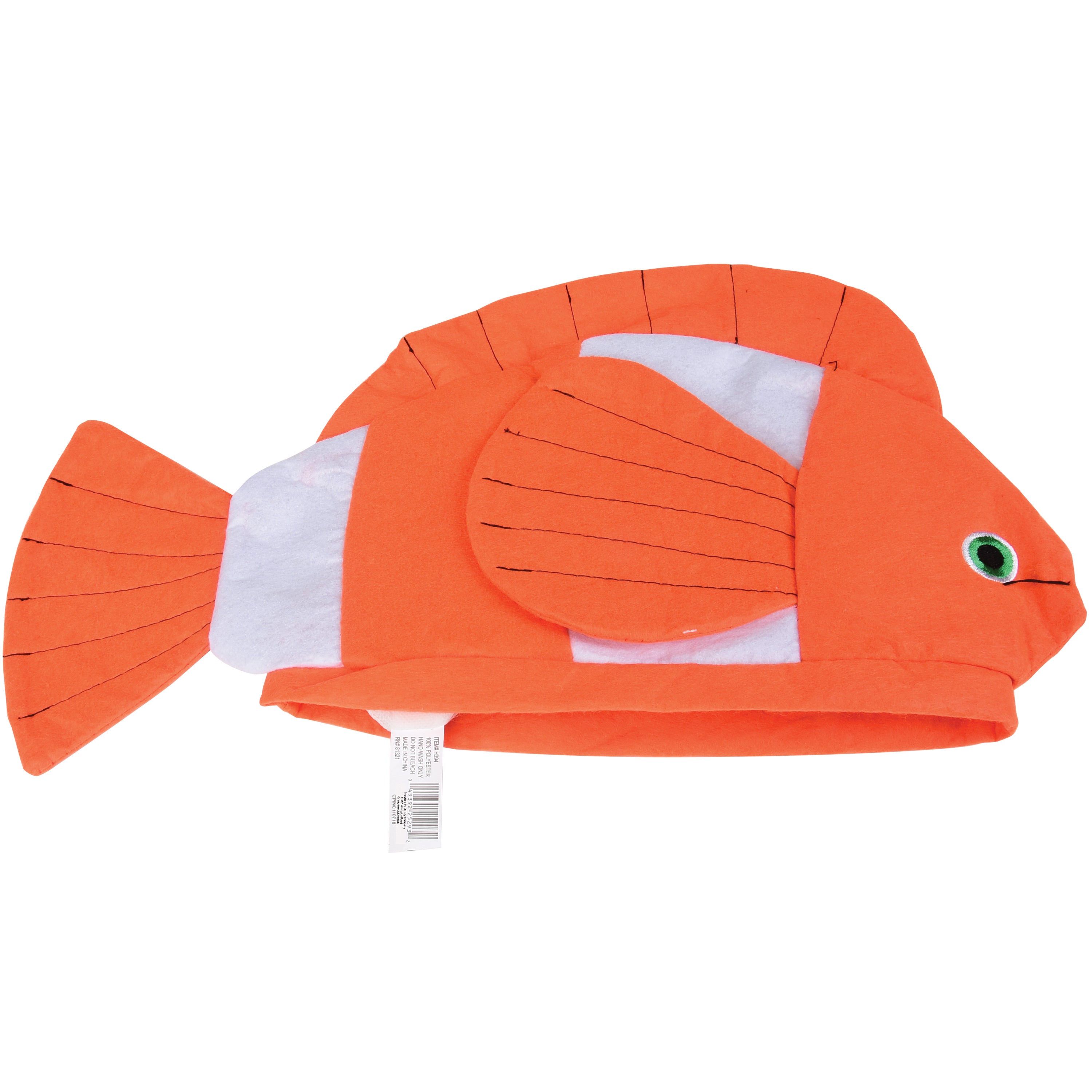 Clown Fish Hat - 1 Count