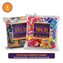Halloween Candy & Chocolate Variety Pack Bundle | 32lb