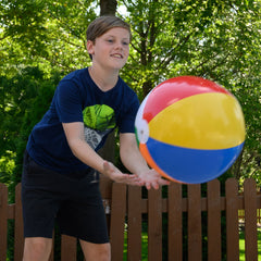 Beachball Inflates/20 In/14 In Diam - 12 Count