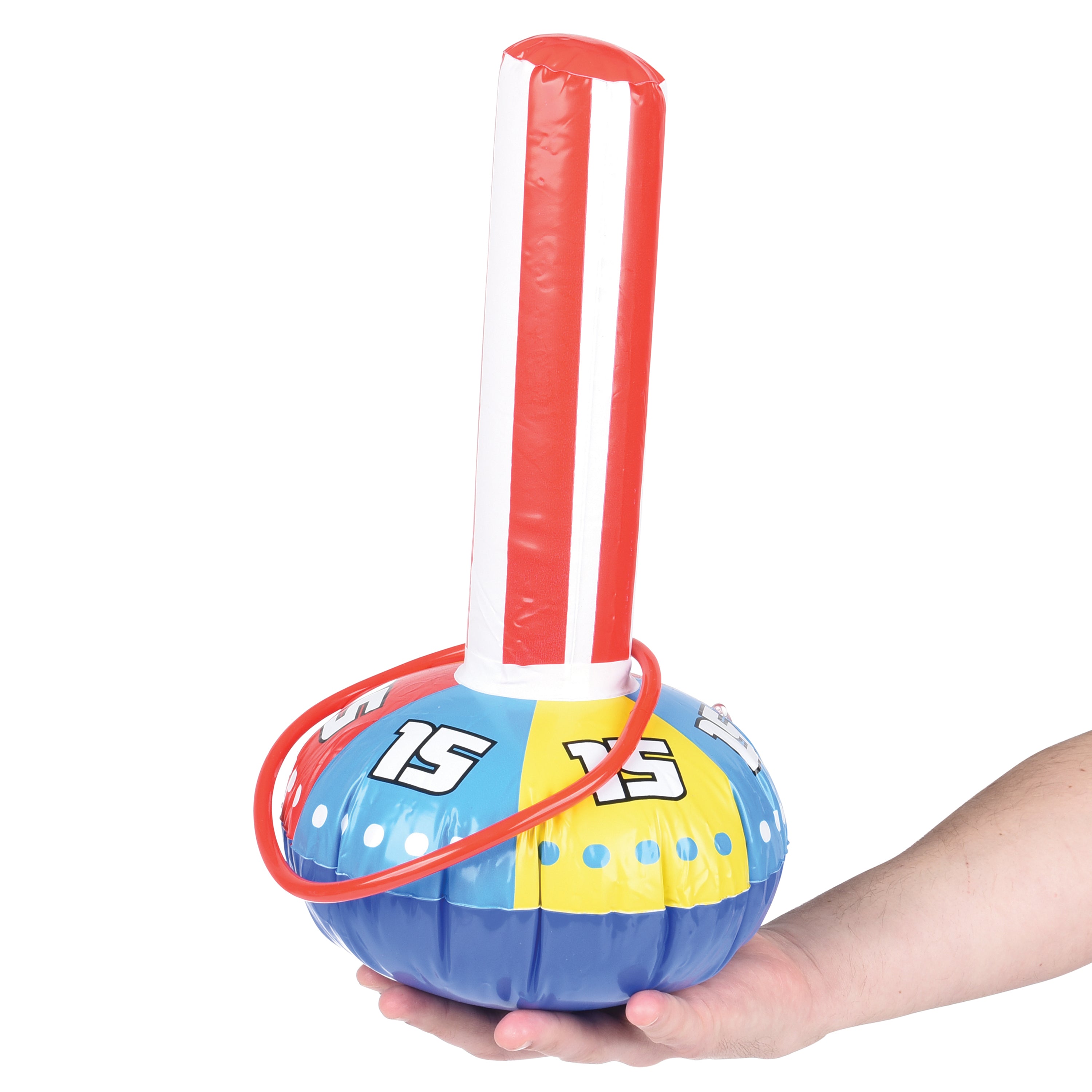 Inflatable Ring Toss Game/1 Set - 10 Count