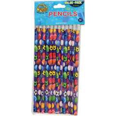 Sport Pencils - 12 Count