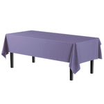 Lavender Plastic Table Cover - 54 In. x 108 In.