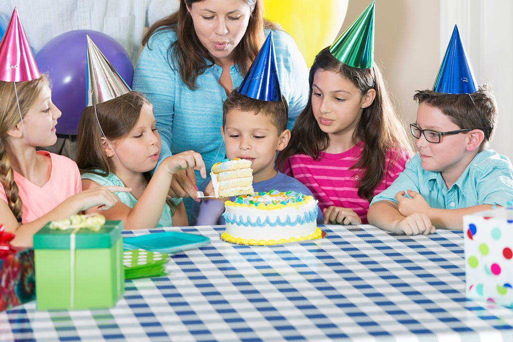 54 in. x 300 Ft. Cut to Size Plastic Table Cover  | Blue Gingham | Case of 4