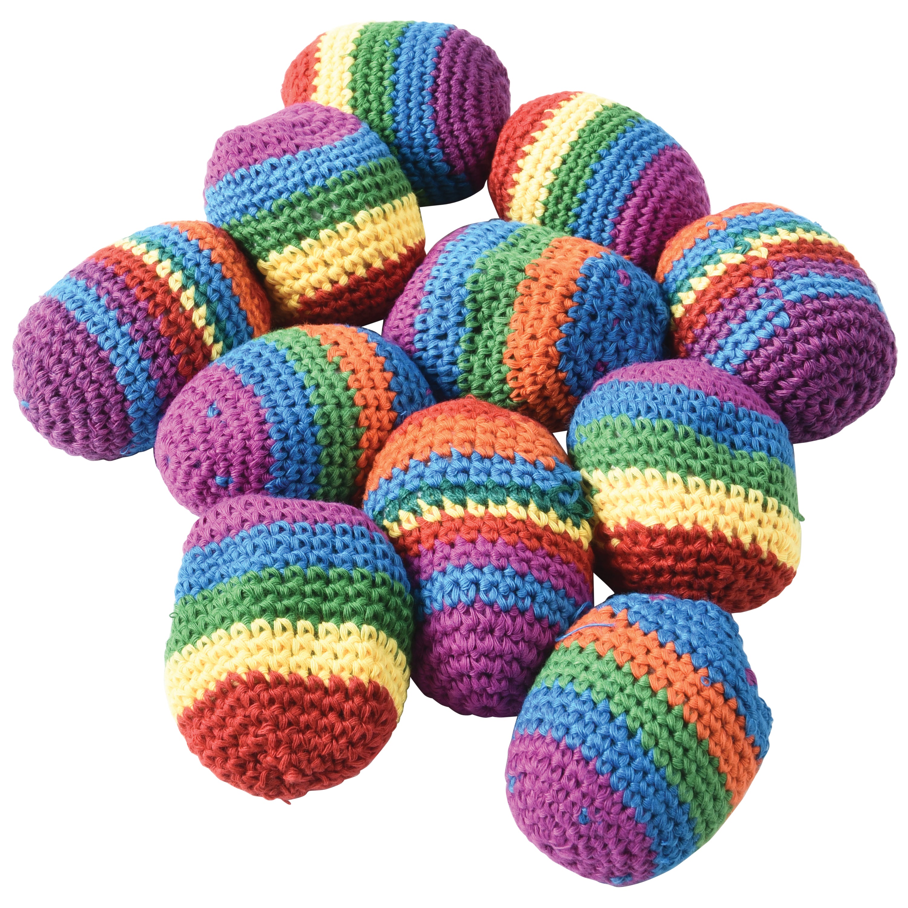 Rainbow Kickballs - 12 Count