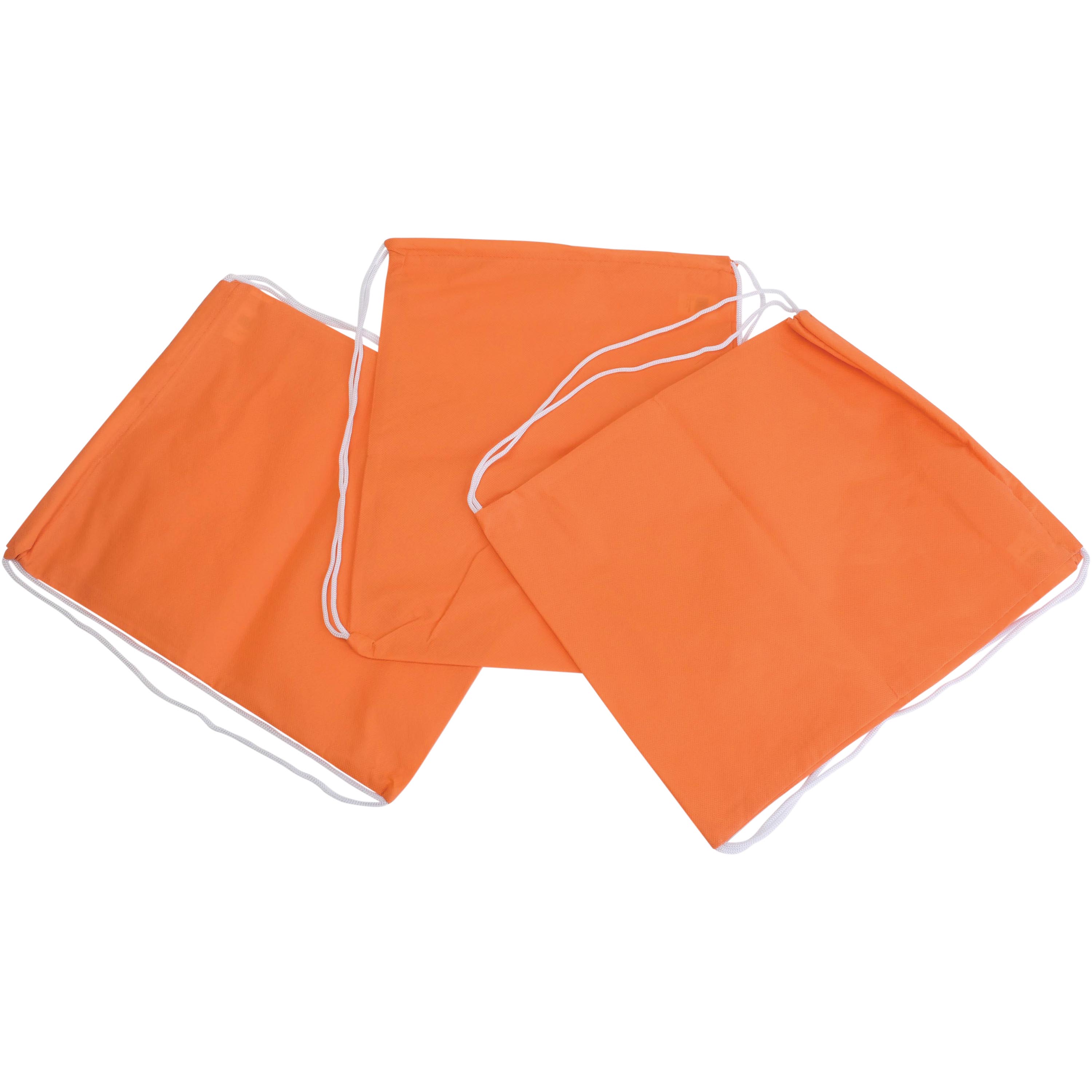 Neon Drawstring Backpacks - 12 Count