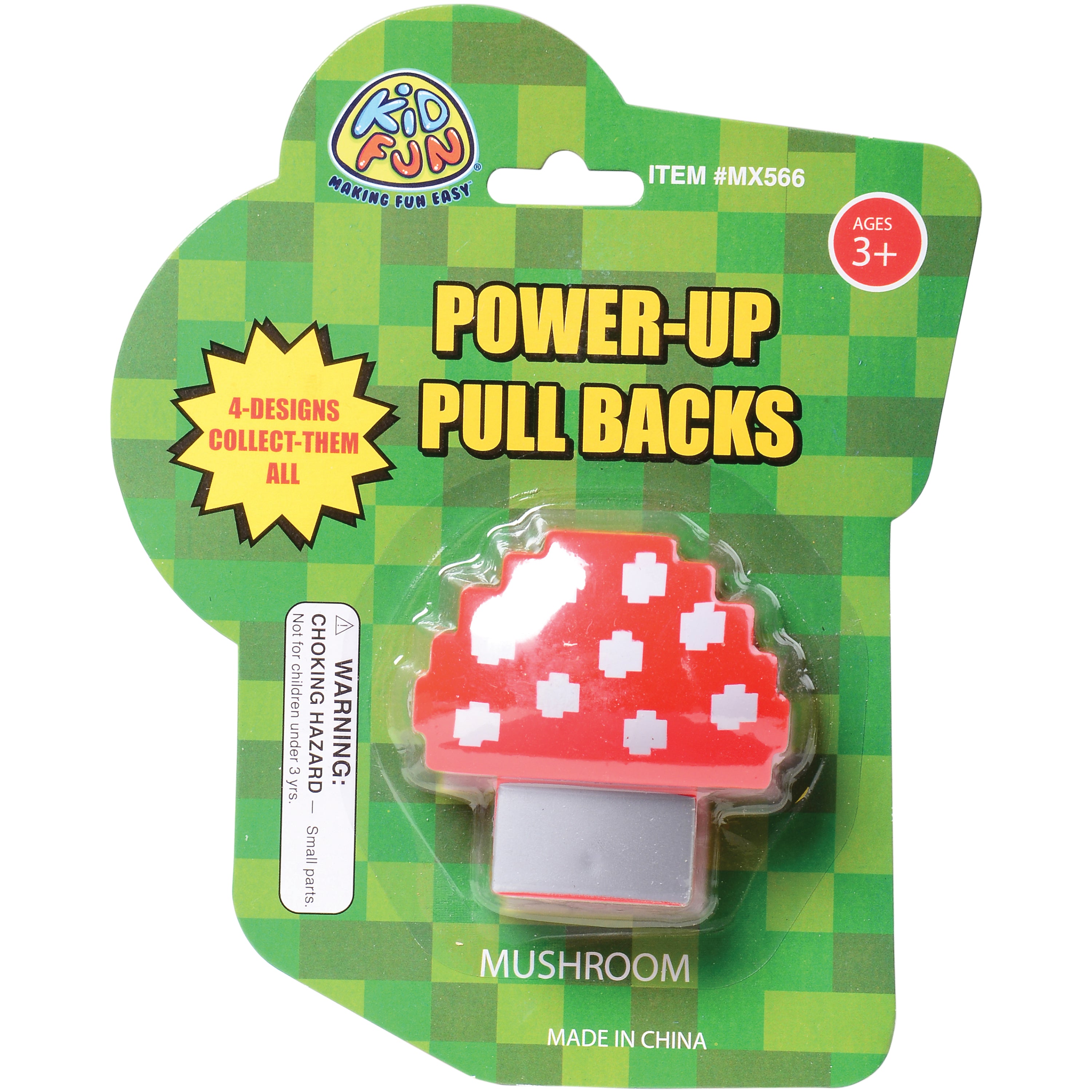 Power Up Pull Backs - 12 Count