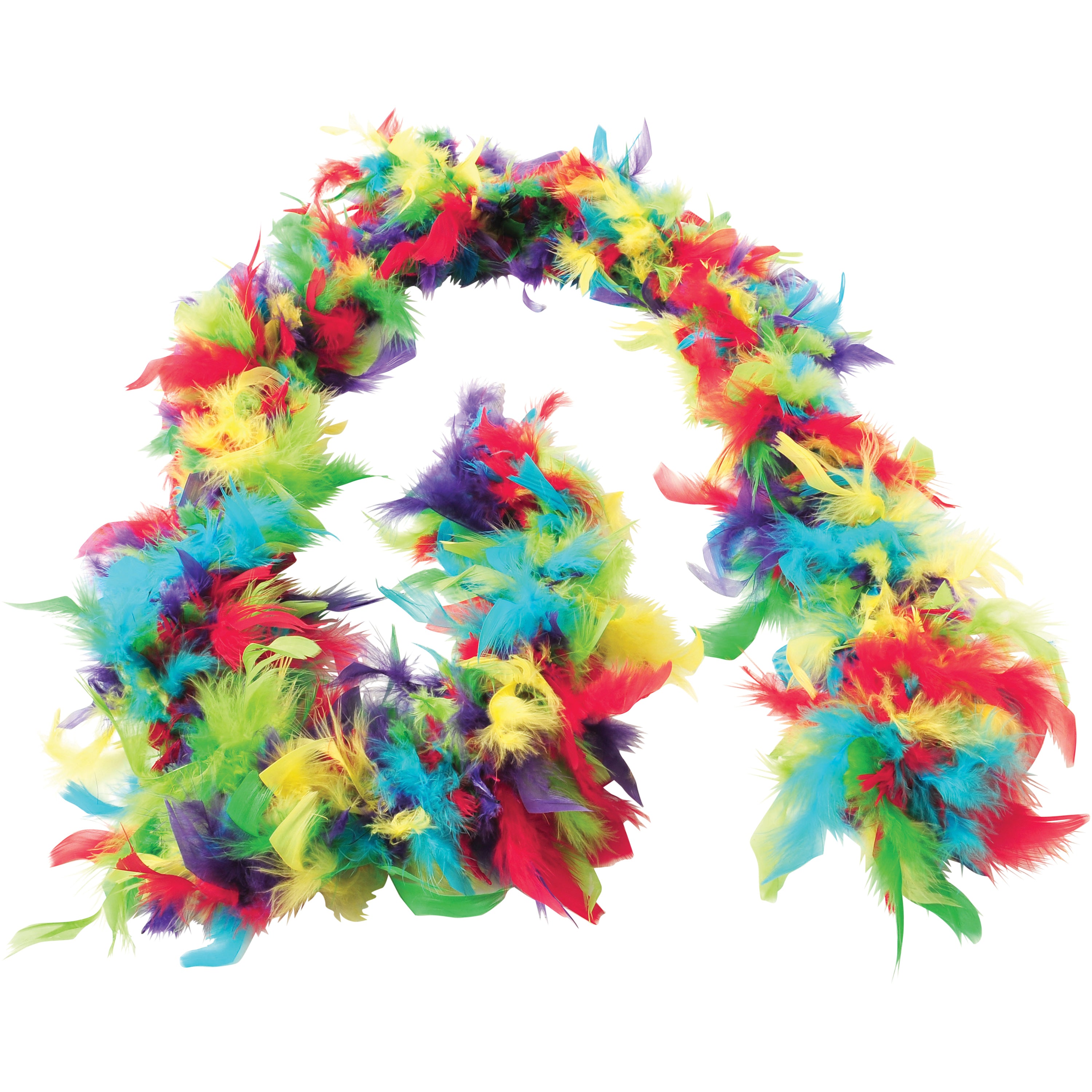 Multicolor Boa/Teal-Hot Pink-Lime Cp - 1 Count