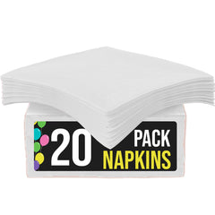 White Luncheon Napkins | 20 Count