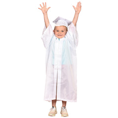 White Graduate Outfit - 1 Count