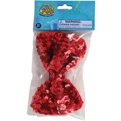 Red Sequin Bowtie - 1 Count