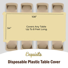 Premium Light Yellow Table Cover
