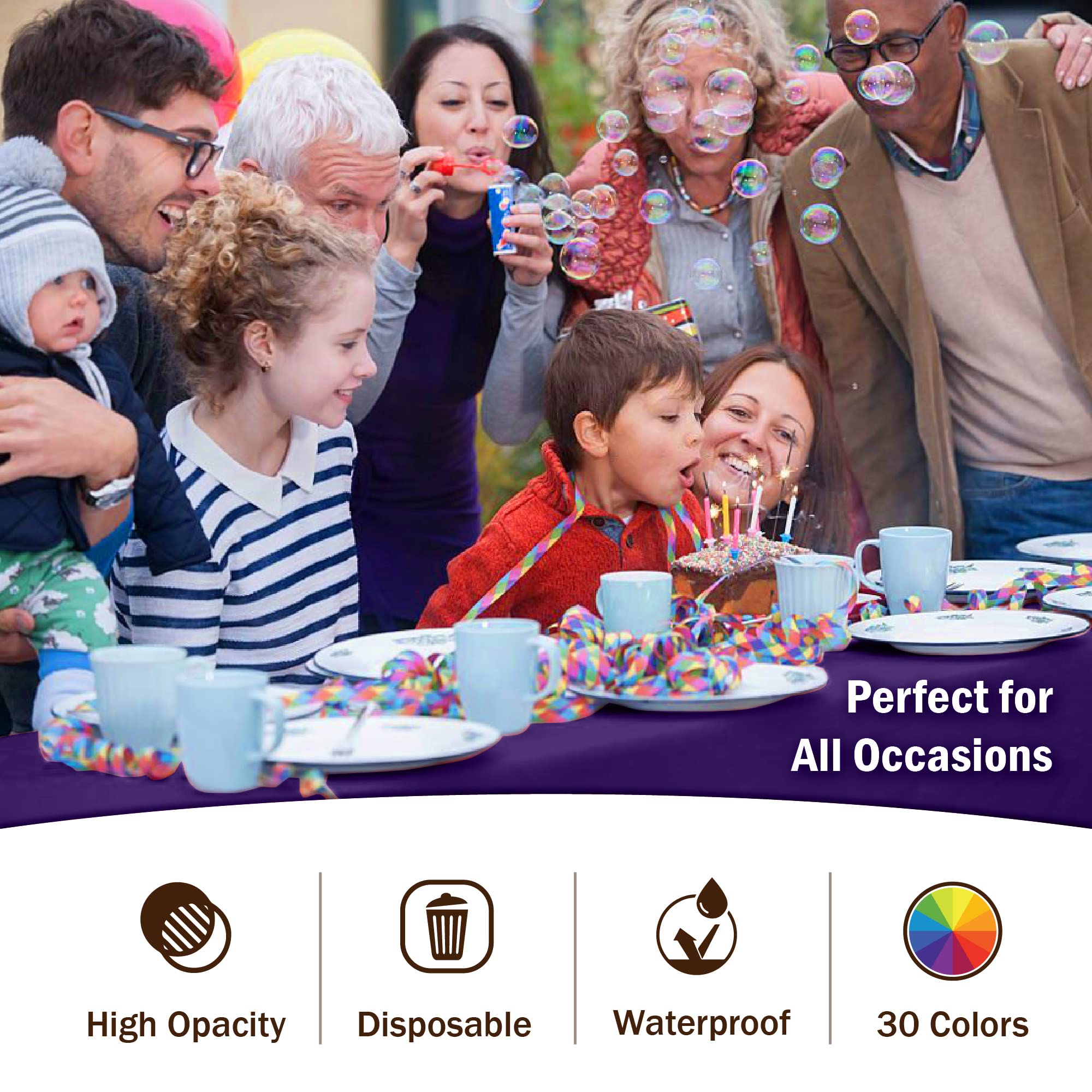 Premium Purple Table Cover