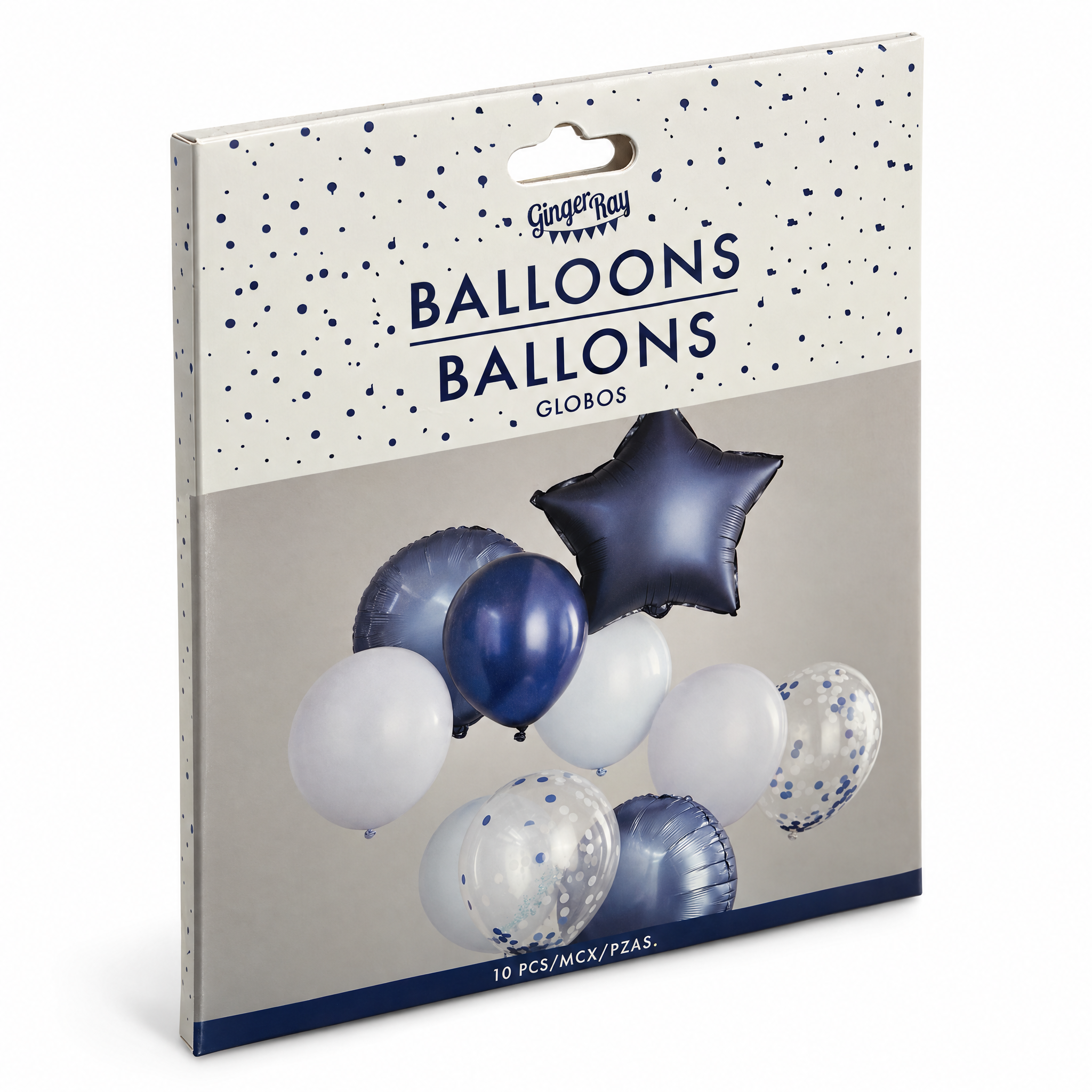 Elegant Blue Balloon Bouquet Bundle | 10 Count
