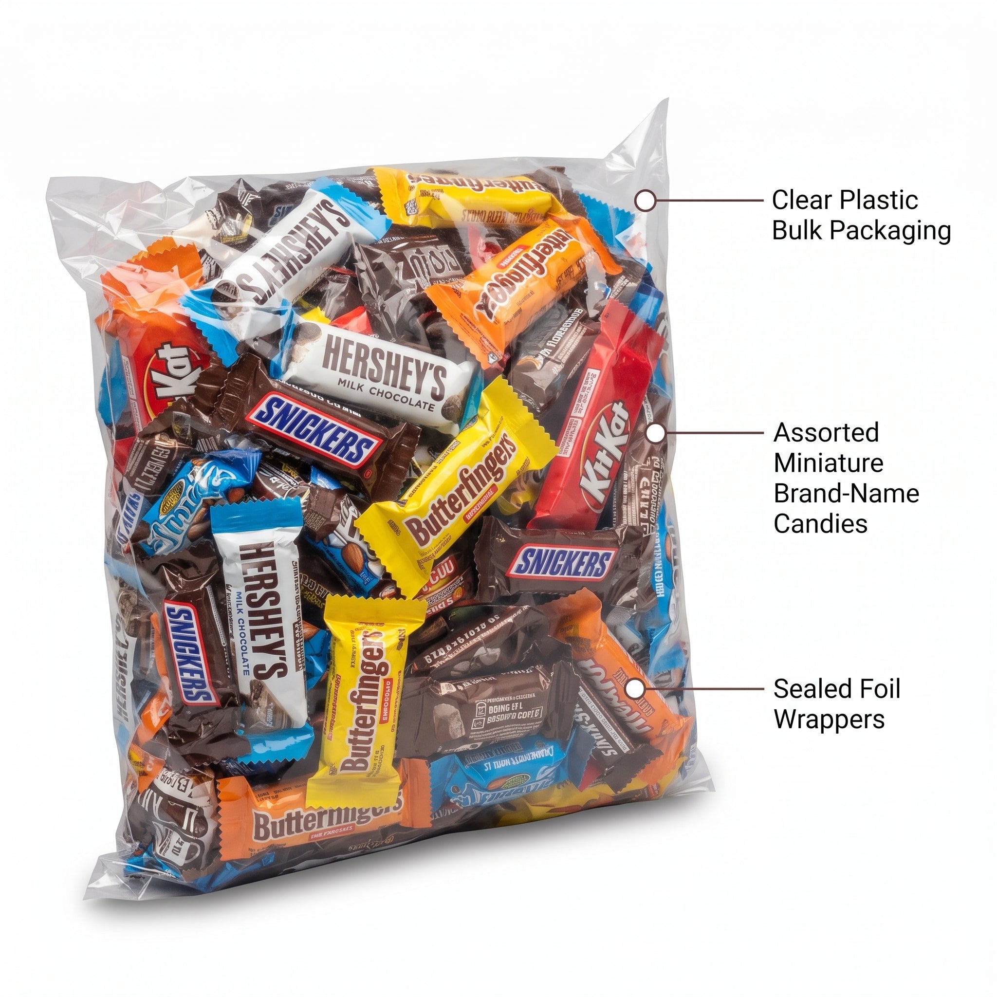 Halloween Chocolate Candy Variety Pack | 4 lb Bulk Bag of Fun Size Candy Bars