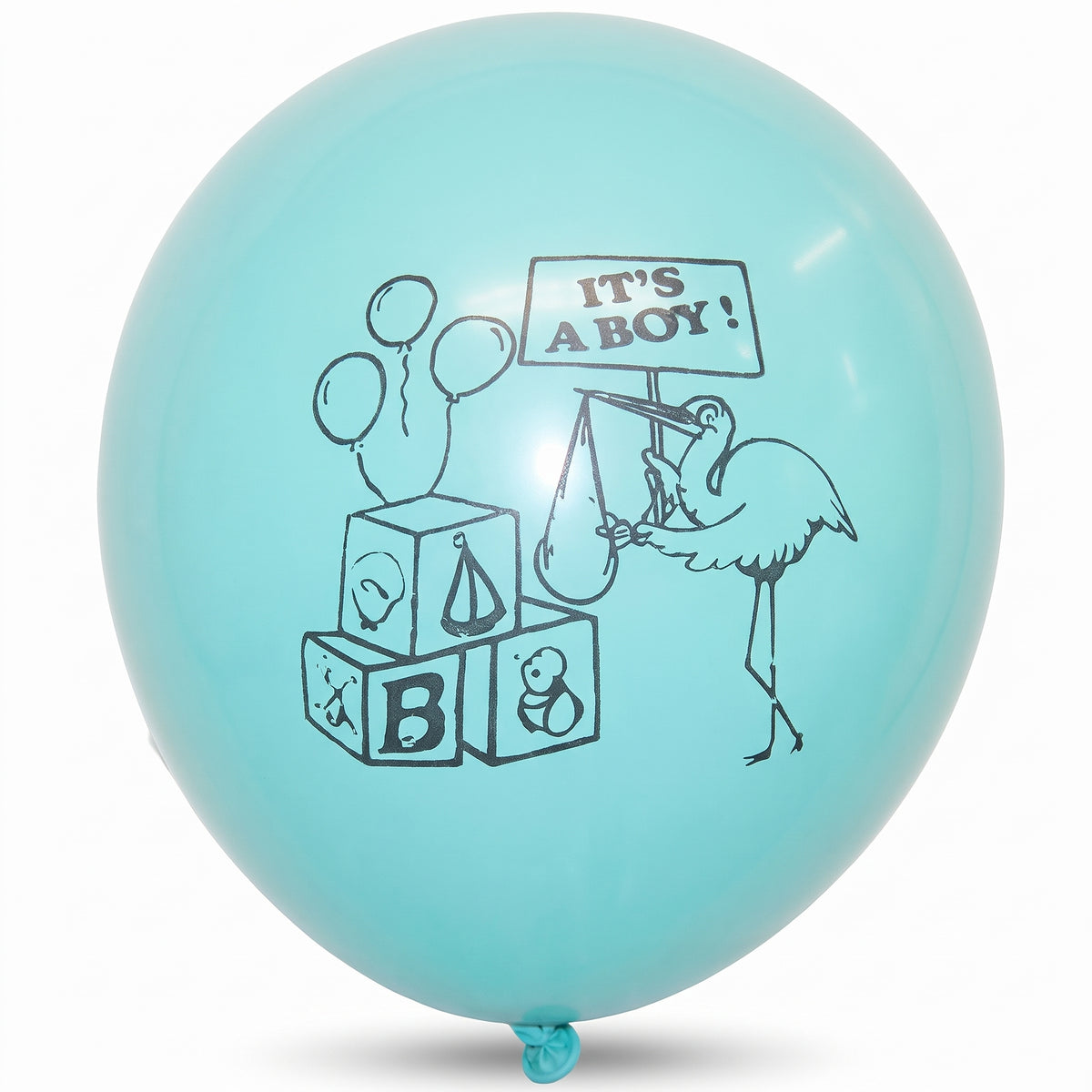 "It's a Boy" Printed Latex Balloons - 12" | 10 Count