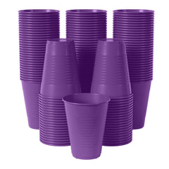 12 Oz. Purple Plastic Cups | 16 Count