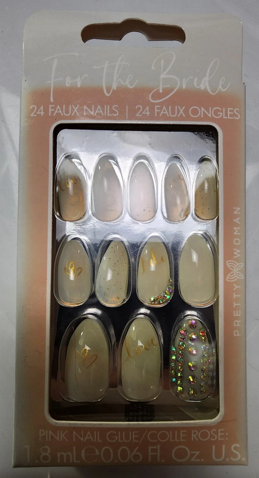 Bride-to-Be Decorative Fake Nails