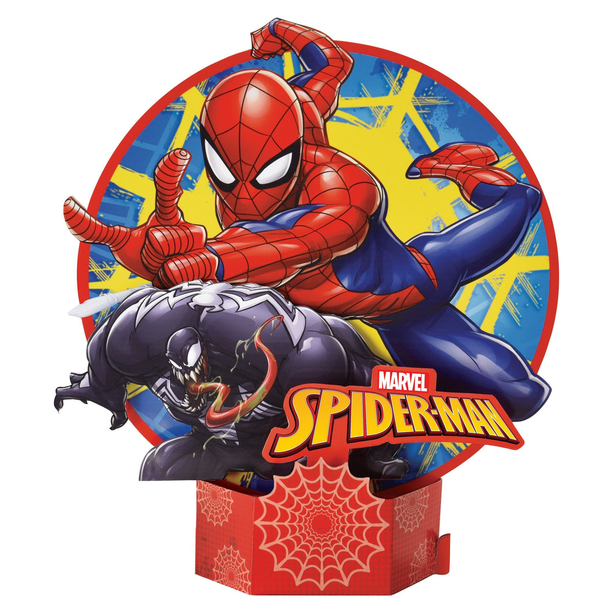 Marvel Spider-Man Webbed Wonder Table Centerpiece Decoration