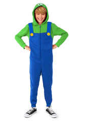 Super Mario (Luigi) Halloween Onesie Costume - Child (6-8)