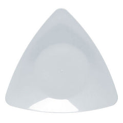 9 In. Clear Triangle Plates | 10 Count