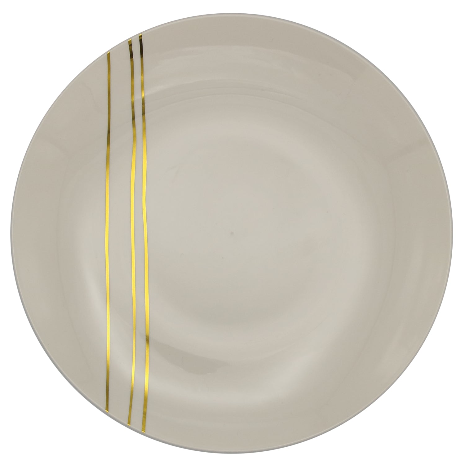 8 In. Motif Design Plastic Plates | 10 Count
