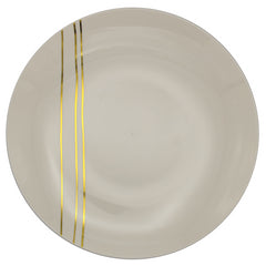8 In. Motif Design Plastic Plates | 10 Count