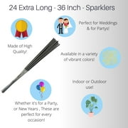 36in. Gold Wedding Sparklers (24 Count)